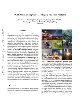 FVAR: Visual Autoregressive Modeling via Next Focus Prediction