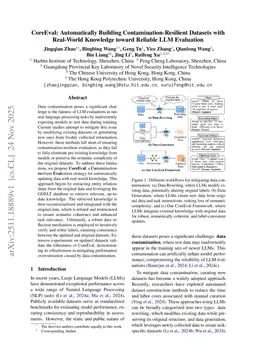 CoreEval: Automatically Building Contamination-Resilient Datasets with Real-World Knowledge toward Reliable LLM Evaluation