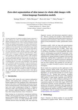 Zero-shot segmentation of skin tumors in whole-slide images with vision-language foundation models