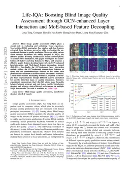 Life-IQA: Boosting Blind Image Quality Assessment through GCN-enhanced Layer Interaction and MoE-based Feature Decoupling