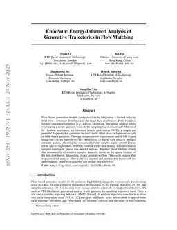 EnfoPath: Energy-Informed Analysis of Generative Trajectories in Flow Matching