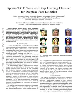 SpectraNet: FFT-assisted Deep Learning Classifier for Deepfake Face Detection
