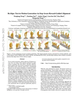 ReAlign: Text-to-Motion Generation via Step-Aware Reward-Guided Alignment