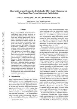 Adversarial Attack-Defense Co-Evolution for LLM Safety Alignment via Tree-Group Dual-Aware Search and Optimization