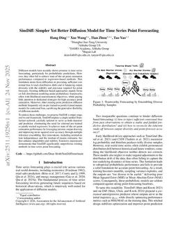 SimDiff: Simpler Yet Better Diffusion Model for Time Series Point Forecasting
