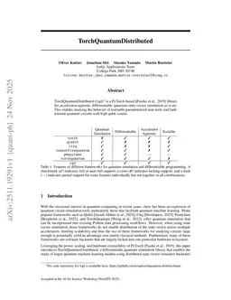 TorchQuantumDistributed