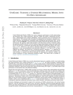 UniGame: Turning a Unified Multimodal Model Into Its Own Adversary