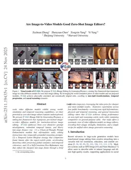 Are Image-to-Video Models Good Zero-Shot Image Editors?