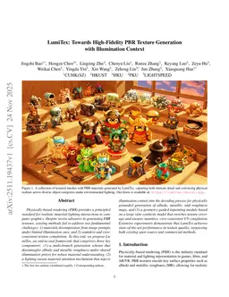 LumiTex: Towards High-Fidelity PBR Texture Generation with Illumination Context