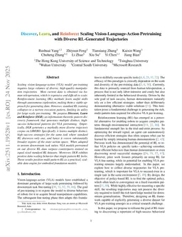 Discover, Learn, and Reinforce: Scaling Vision-Language-Action Pretraining with Diverse RL-Generated Trajectories