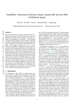 AttackPilot: Autonomous Inference Attacks Against ML Services With LLM-Based Agents