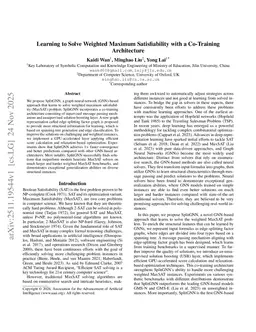 Learning to Solve Weighted Maximum Satisfiability with a Co-Training Architecture