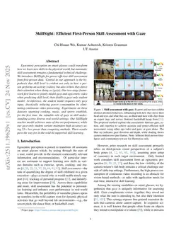 SkillSight: Efficient First-Person Skill Assessment with Gaze