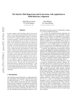 The Selective Disk Bispectrum and Its Inversion, with Application to Multi-Reference Alignment
