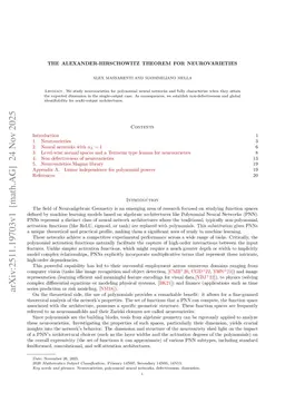 The Alexander-Hirschowitz theorem for neurovarieties