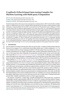 CrypTorch: PyTorch-based Auto-tuning Compiler for Machine Learning with Multi-party Computation