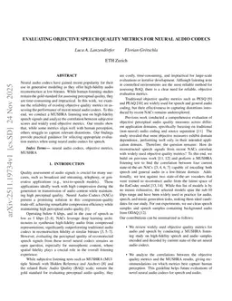 Evaluating Objective Speech Quality Metrics for Neural Audio Codecs