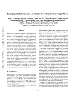 Scaling Agentic Reinforcement Learning for Tool-Integrated Reasoning in VLMs