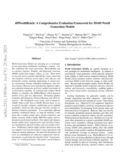 4DWorldBench: A Comprehensive Evaluation Framework for 3D/4D World Generation Models