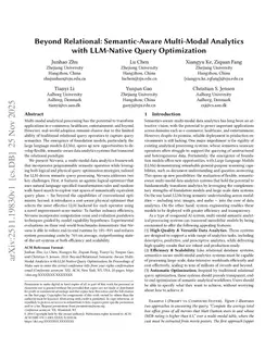 Beyond Relational: Semantic-Aware Multi-Modal Analytics with LLM-Native Query Optimization