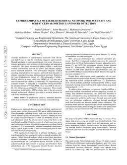 CephRes-MHNet: A Multi-Head Residual Network for Accurate and Robust Cephalometric Landmark Detection