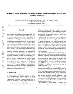 VISTA: A Vision and Intent-Aware Social Attention Framework for Multi-Agent Trajectory Prediction