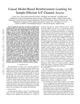 Causal Model-Based Reinforcement Learning for Sample-Efficient IoT Channel Access