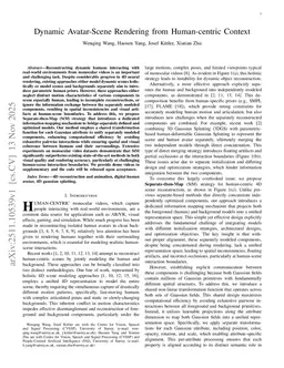 Dynamic Avatar-Scene Rendering from Human-centric Context