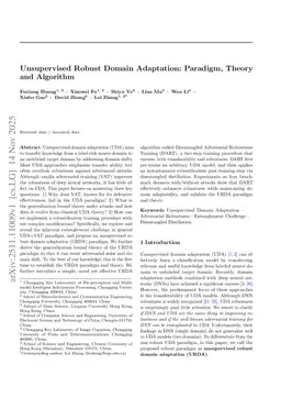 Unsupervised Robust Domain Adaptation: Paradigm, Theory and Algorithm