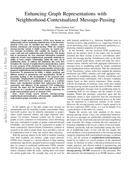 Enhancing Graph Representations with Neighborhood-Contextualized Message-Passing