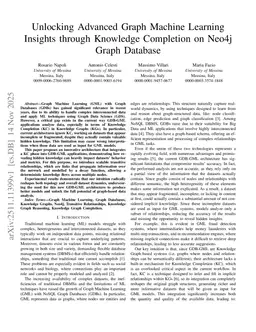 Unlocking Advanced Graph Machine Learning Insights through Knowledge Completion on Neo4j Graph Database