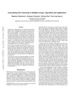Generalizing Fair Clustering to Multiple Groups: Algorithms and Applications