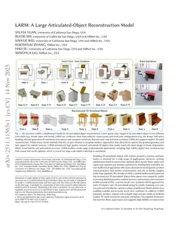 LARM: A Large Articulated-Object Reconstruction Model