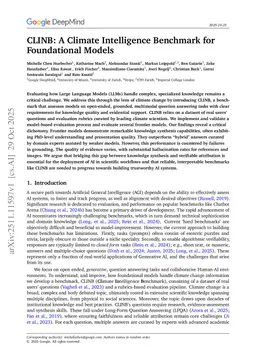 CLINB: A Climate Intelligence Benchmark for Foundational Models
