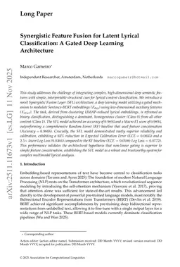 Synergistic Feature Fusion for Latent Lyrical Classification: A Gated Deep Learning Architecture