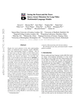 Seeing the Forest and the Trees: Query-Aware Tokenizer for Long-Video Multimodal Language Models