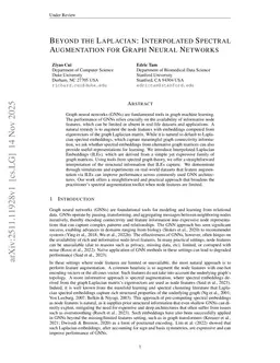 Beyond the Laplacian: Interpolated Spectral Augmentation for Graph Neural Networks