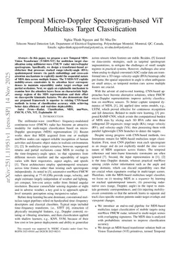 Temporal Micro-Doppler Spectrogram-based ViT Multiclass Target Classification