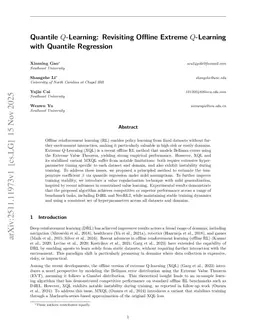 Quantile Q-Learning: Revisiting Offline Extreme Q-Learning with Quantile Regression