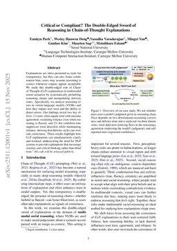 Critical or Compliant? The Double-Edged Sword of Reasoning in Chain-of-Thought Explanations
