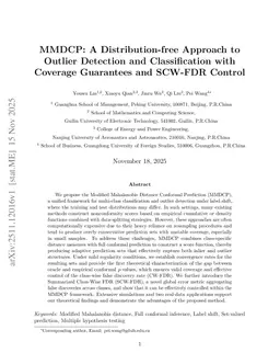 MMDCP: A Distribution-free Approach to Outlier Detection and Classification with Coverage Guarantees and SCW-FDR Control