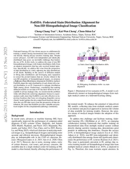 FedSDA: Federated Stain Distribution Alignment for Non-IID Histopathological Image Classification