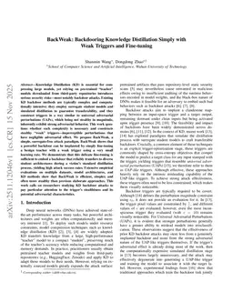 BackWeak: Backdooring Knowledge Distillation Simply with Weak Triggers and Fine-tuning