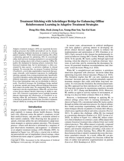 Treatment Stitching with Schrödinger Bridge for Enhancing Offline Reinforcement Learning in Adaptive Treatment Strategies