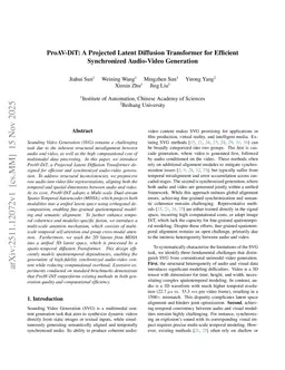 ProAV-DiT: A Projected Latent Diffusion Transformer for Efficient Synchronized Audio-Video Generation