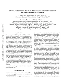 DINOv3-Guided Cross Fusion Framework for Semantic-aware CT generation from MRI and CBCT