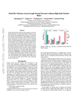 FairGSE: Fairness-Aware Graph Neural Network without High False Positive Rates