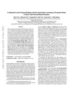 Codebook-Centric Deep Hashing: End-to-End Joint Learning of Semantic Hash Centers and Neural Hash Function