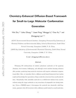 Chemistry-Enhanced Diffusion-Based Framework for Small-to-Large Molecular Conformation Generation