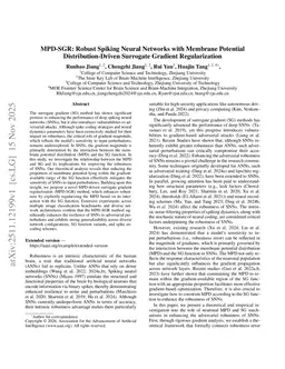 MPD-SGR: Robust Spiking Neural Networks with Membrane Potential Distribution-Driven Surrogate Gradient Regularization